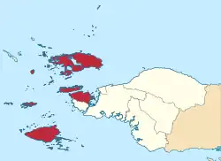 Location in Southwest Papua