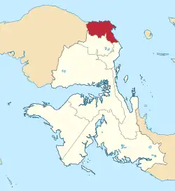 Location in West Papua