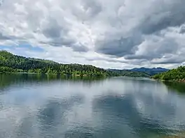 View of Lake Lokve from Mrzla Vodica