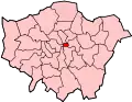 City of London (red) compared to Greater London