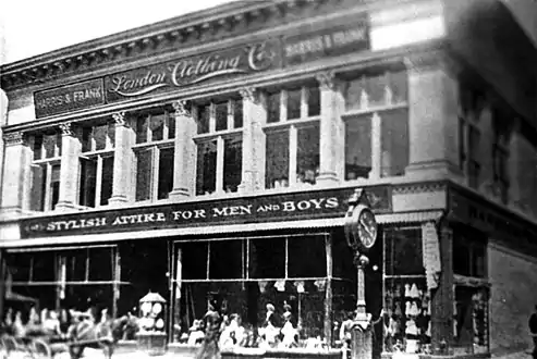 London Clothing Co., 119–125 N. Spring, c.1894-1900