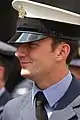 White peaked cap of other ranks in the RAF police.