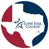 Logo of Lone Star College in a shape of Texas State with its approximate location