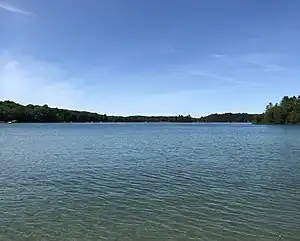 View of Long Lake near Hillman