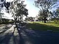 Looking up Patey Street from the Garsia Street intersection