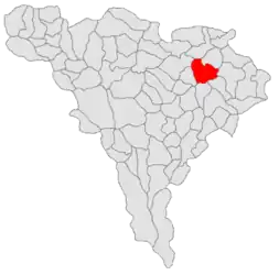 Location in Alba County