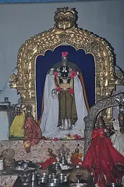 Statue of Lord Balaji in Sri Venkateswar Swamy temple, Balijipeta