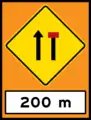 Right lane closed