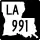 Louisiana Highway 991 marker