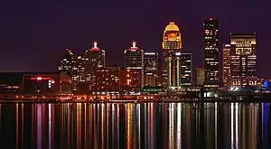 Downtown Louisville skyline