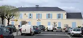 The town hall in Loulay