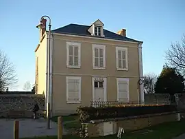 The old town hall in Lourouer-Saint-Laurent