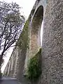 Arches of the aqueduct, north-east side, not far away from the tour du Levant.