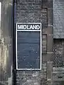 Midland Railway noticeboard