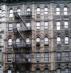 Tenement buildings in the Lower East Side.