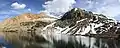 Mt. Lewis rises above Lower Sardine Lake (summit centered in back)