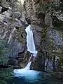 Lower Falls in Johnston Canyon