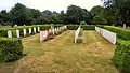 A Commonwealth War Graves Commission enclosure