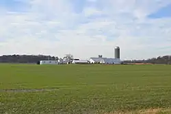 Fields northwest of Newport