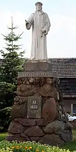 Statue of Christ the King in Lubsza