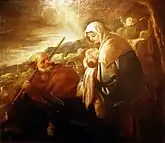 Flight into Egypt, Luca Giordano