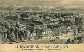 Total view of the Ludwigsbad installations, ca. 1918