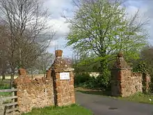 Entrance to Luffness Mill House