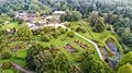 The grounds of the botanical garden of the CAU Kiel