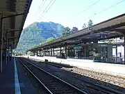 View from main line platform 1 to south