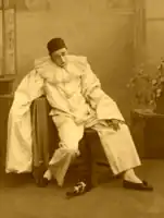 Sergei Lukianov as Pierrot. St. Petersburg, 1900.