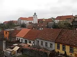 View towards the Church of Saint Wenceslaus