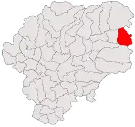 Location in Bistrița-Năsăud County