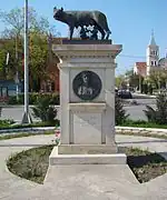 Capitoline Wolf statue in Iernut