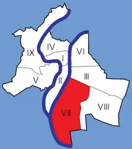 Location within Lyon