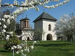 An image of Snagov Monastery in 2008