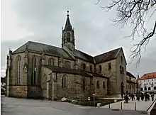 Heilsbronn Abbey, which the Hohenzollerns used as the family burial place