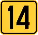 State Road 14 shield}}