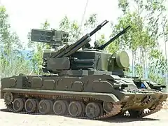 2K22M Tunguska air defence system of Myanmar Army