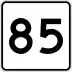 Route 85 marker