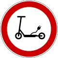 II-15Forbidden for electric scooters