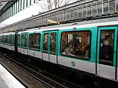 Line 2: MF 2000 rolling stock at Stalingrad