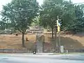 Myrtle Hill Cemetery Grand Stairs.