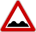 Uneven road