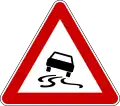 Slippery road