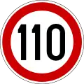 Maximum speed 110 km