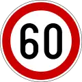 Maximum speed 60 km