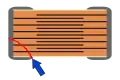 „Open-Mode-Design" MLCC chip, a break only reduces the capacitance value