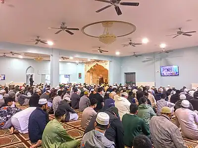 Prayer hall during Jumu'ah