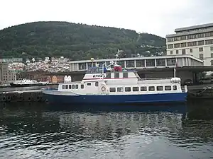 Epos at dock in Bergen