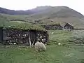 Múli, domestic animals, storehouses and hay barns, still in use